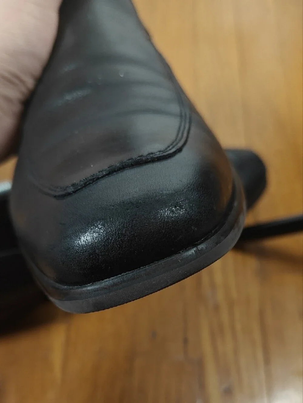 Florsheim Mens 11 Black Leather Venetian Slip On Loafers Dress Shoes